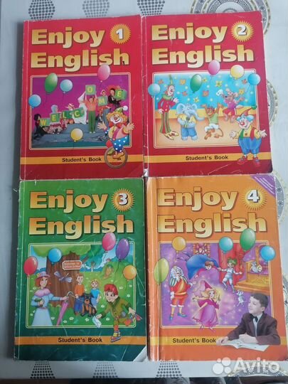 Enjoy English учебники за 1,2,3,4 класс