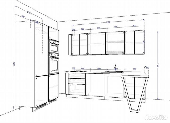 Кухонный гарнитрур напрямую от производителя