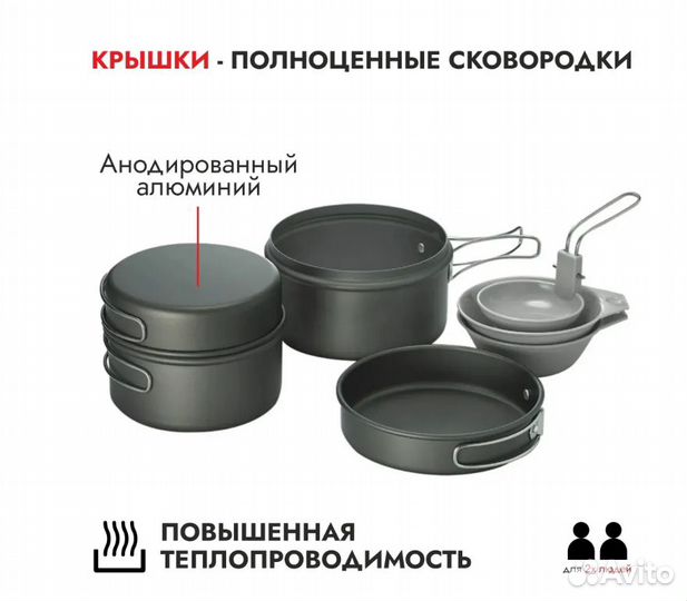 Набор посуды kovea KSK-solo 2