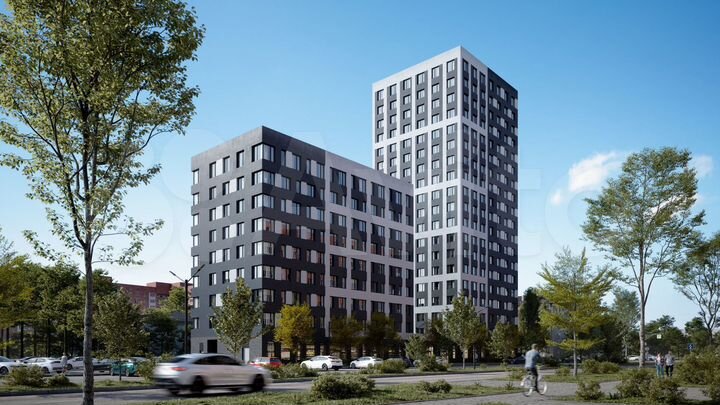 Квартира-студия, 28,1 м², 6/19 эт.