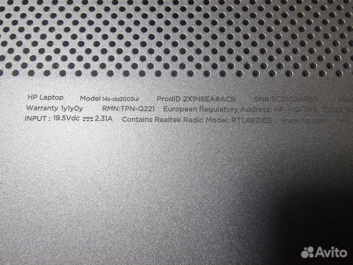 Ноутбук HP 14s