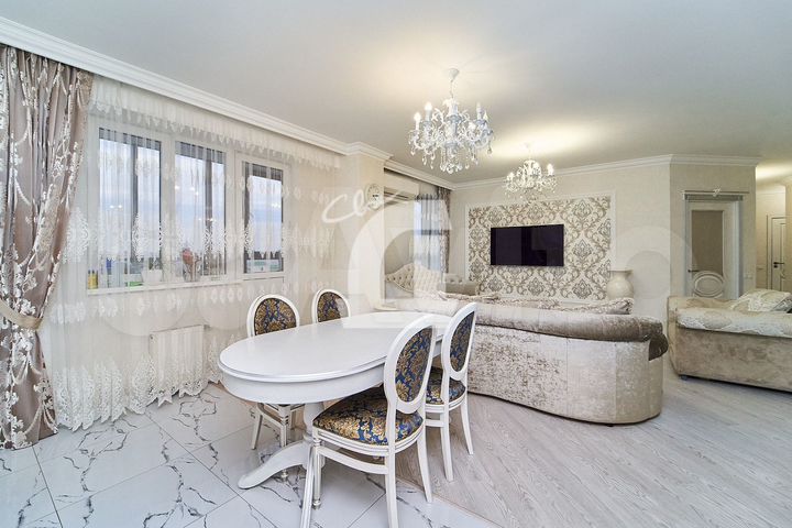 3-к. квартира, 115 м², 11/16 эт.