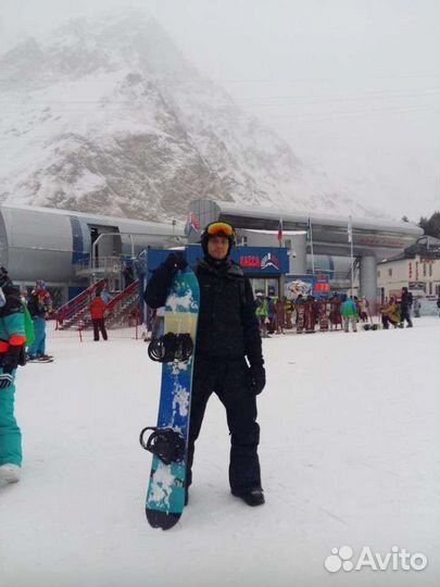 Сноуборд Burton - полный комплект с чехлом