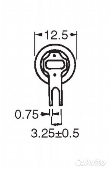 Элемент питания BR1225A/VCN Panasonic