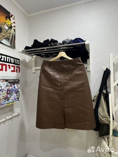 Кожаная юбка ostin