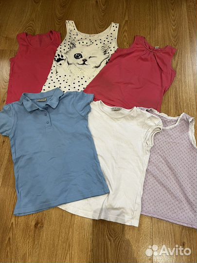 Большой пакет вещей на девочку 122-128см