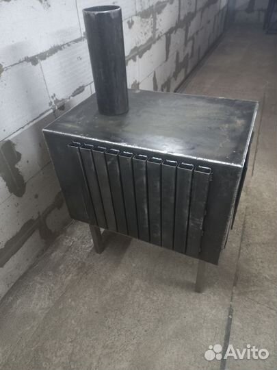 Печка буржуйка в гараж