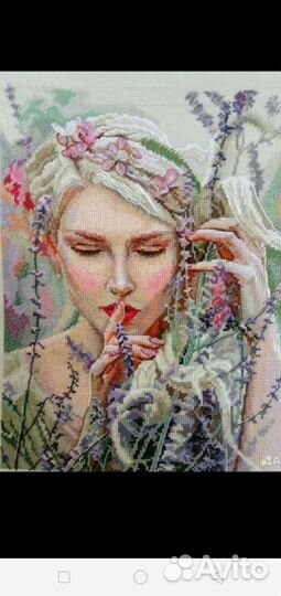 Картина вышитая крестом