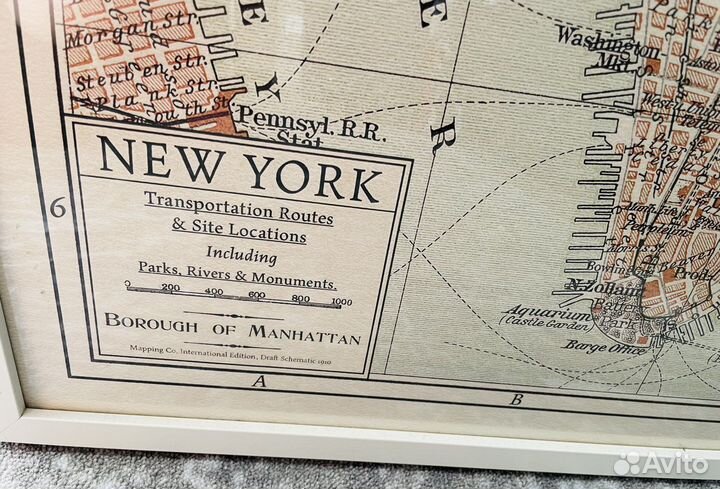 Постер Манхэттен Икеа Bild в раме 61х91 см