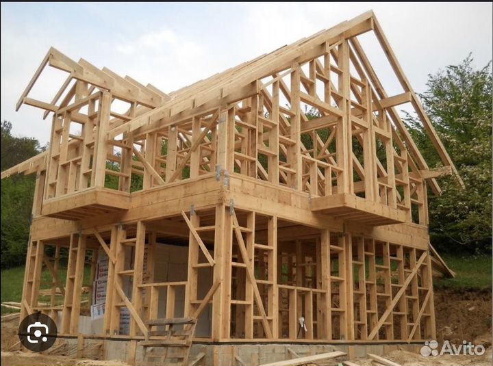 Бригада строителей каркасных домов