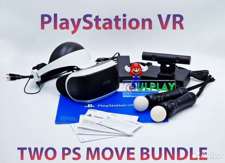 PlayStation VR V2 + 2 PS move