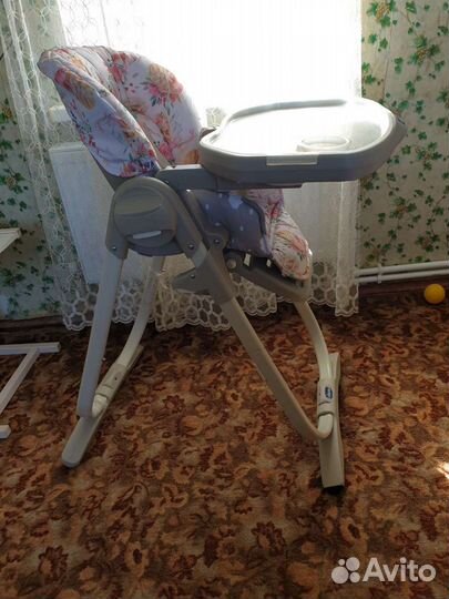 Стульчик для кормления chicco polly magic
