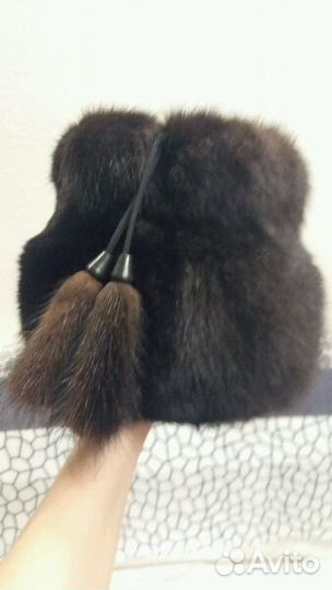 Шапка норковая женская
