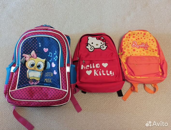 Школьный и дошкольные рюкзаки