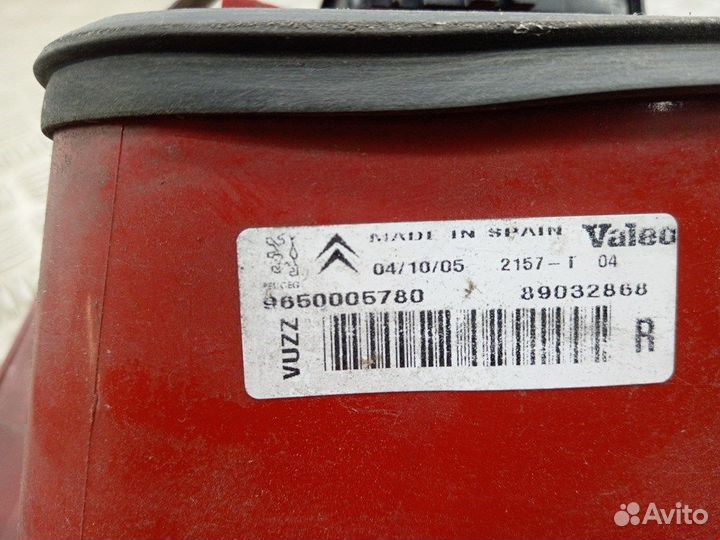Фонарь задний для Peugeot-Citroen Xsara Picasso