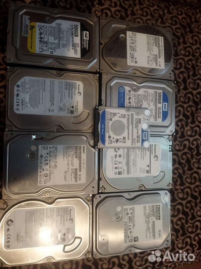 Жесткие диски для компьютера 500, 750 1000 Гб, тб