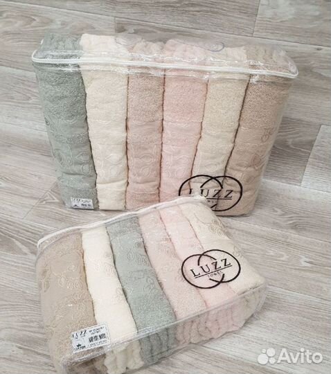 Набор полотенец банных и лицевых Турция Luzz