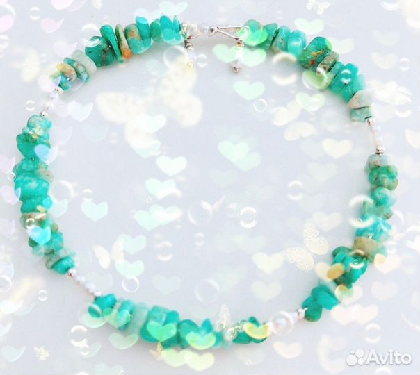 Браслет из натурального Амазонита
