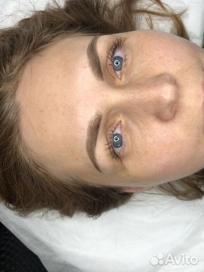 Перманентный макияж.Татуаж.Пудровые брови