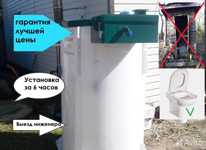 Септик Биодевайс эко 3пр./Автономная канализация