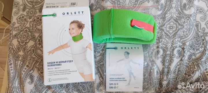Бандаж на шейный отдел позвоночника orlett