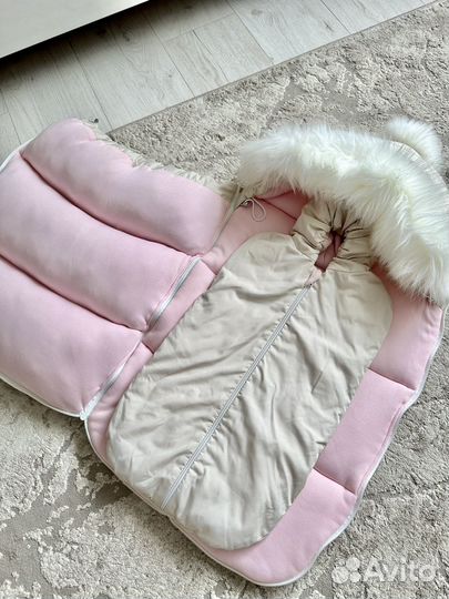 Конверт для девочки зима