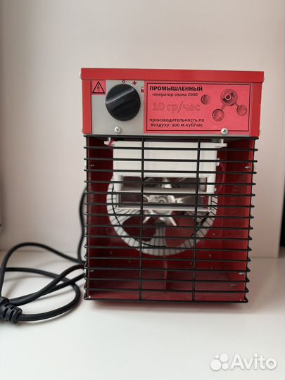 Генератор озона проиышленный 10 гр/час