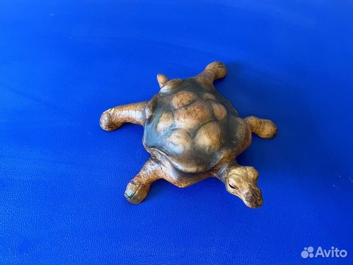 Черепашка интерьерная, натуральная кожа