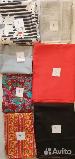 Ткани (штапель, поплин) 70-х годов, СССР