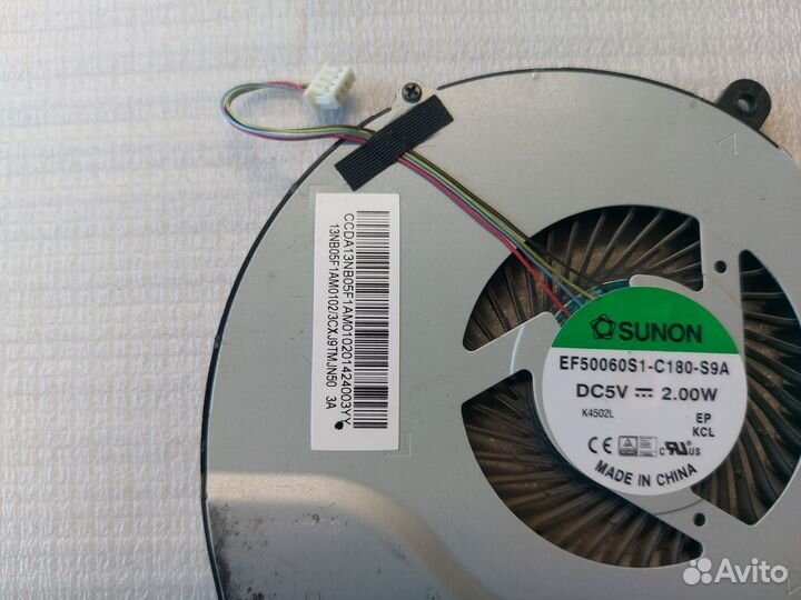 Кулер Asus A551C, A551CA, K551L, K551LA, K551LB