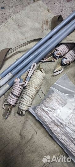 Антена с растяжками армейская СССР