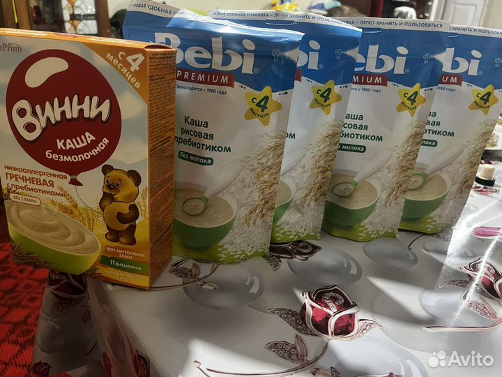 Детские каши безмолочные
