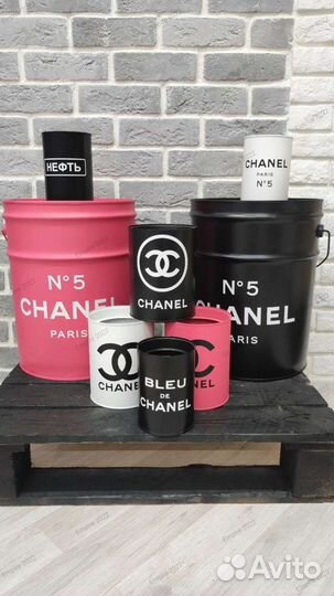 Интерьерные бочки ведра