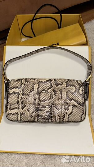 Сумка fendi baguette python 1997