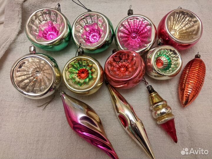 Елочные игрушки советские СССР