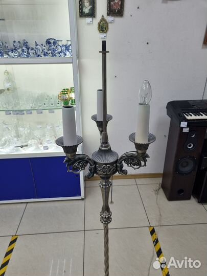 Торшер напольный СССР литье