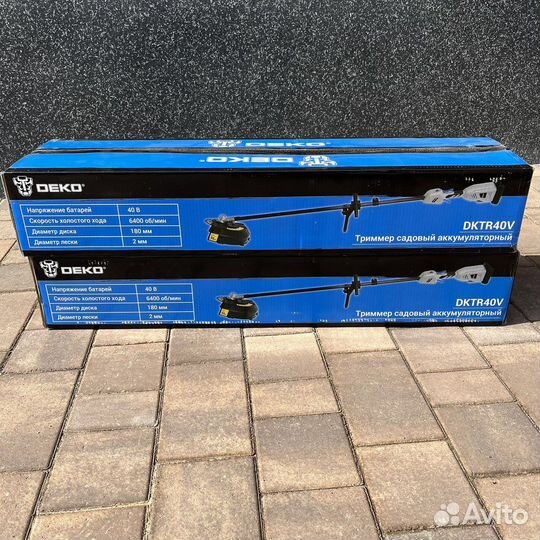 Триммер-кусторез аккумуляторный deko dktr40V