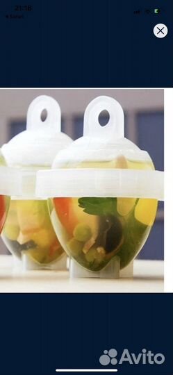 Контейнеры для варки яиц без скорлупы