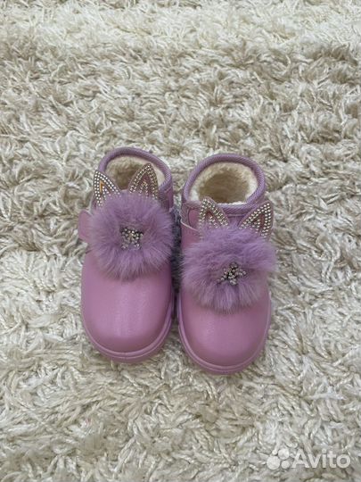 Ботинки-сапожки-угги для девочки