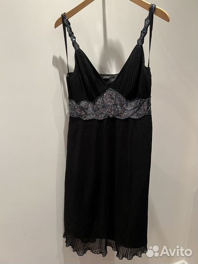 Платье с расшитым поясом M&S