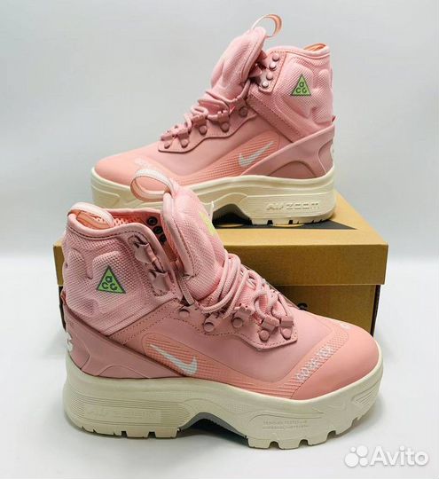 Nike ACG Air Zoom Gaiadome Gore-Tex Pink (Мехом )