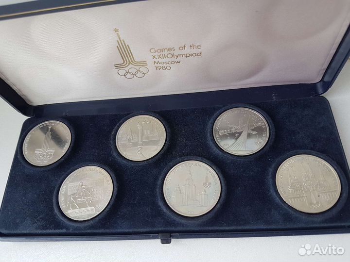 Набор монет олимпиада 80