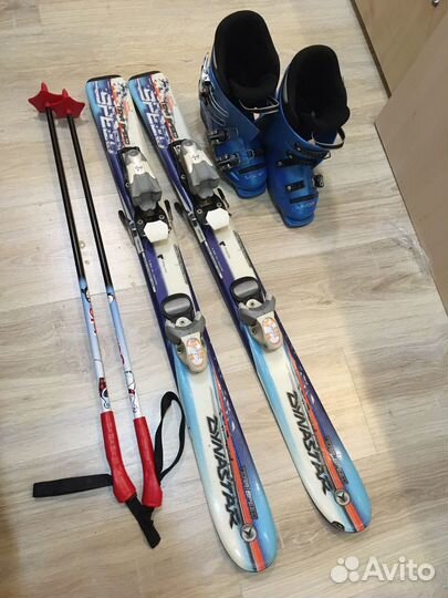 Детские горные лыжи 90см