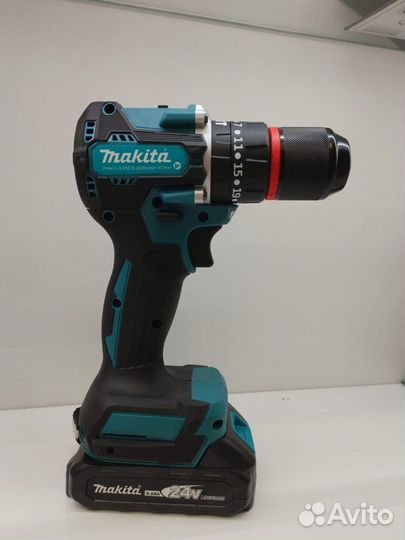 Бесщеточный шуруповерт makita стальной патрон 13mm