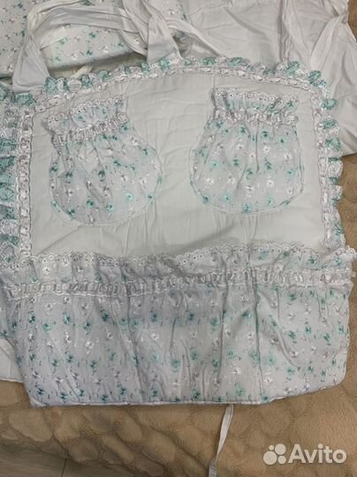 Бортики и балдахин в кроватку