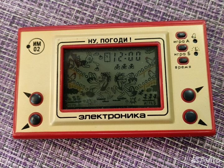 Игра электроника Ну, погоди Новая 1992г. редкая