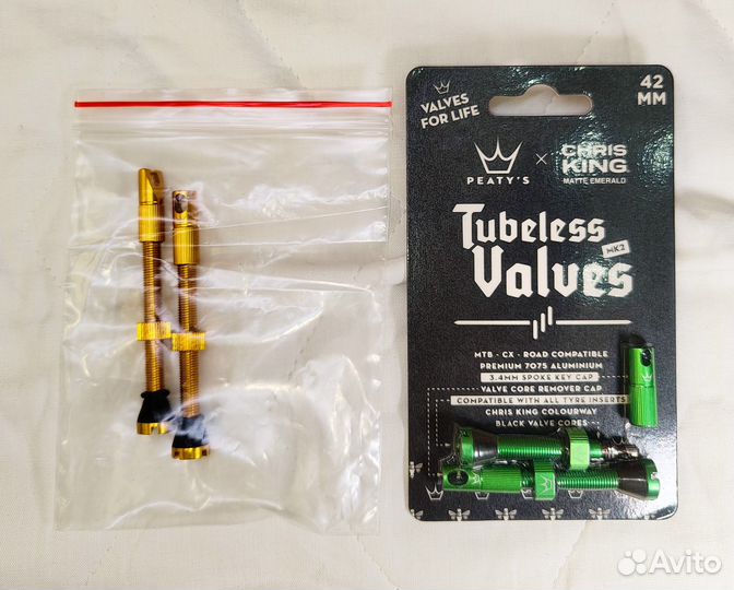 Ниппель бескамерный Chris King x Peaty's и др