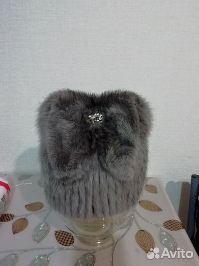 Шапка зимняя меховая женская