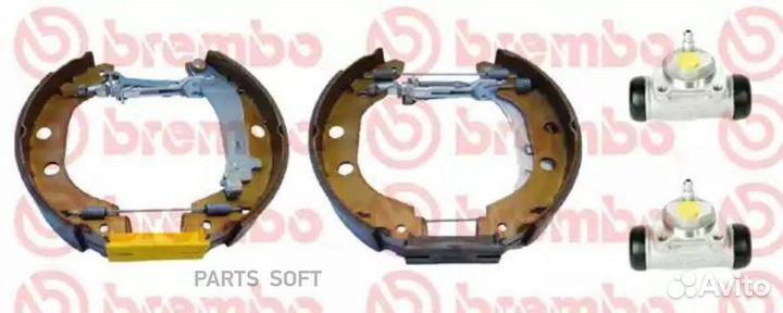 Brembo K68064 Ремкомплект задн. (колодки торм. бар