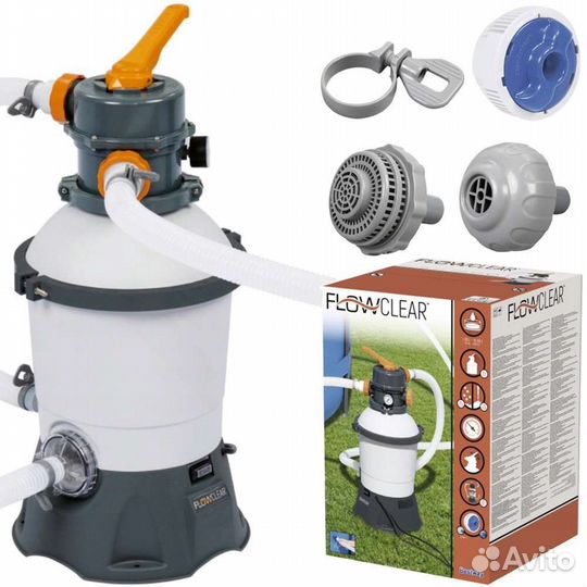 Песочный фильтр насос для бассейна 58515 Bestway